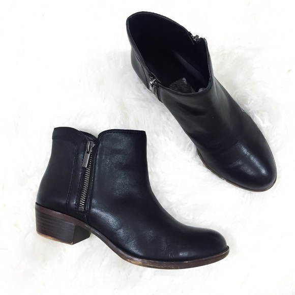 Lucky Brand Shoes - Lucky Brand Breah Bootie Black Leather 8 EUC